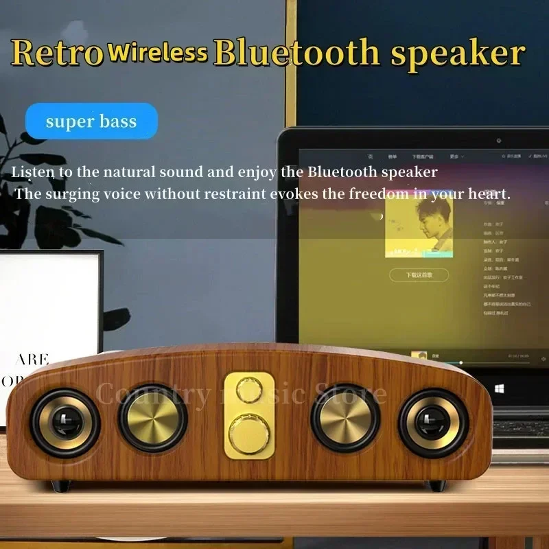 Wireles Portable Sound-bar Sound Blaster Caixa De Som Retro Bluetooth Speakers home Subwoofer Computer Desktop Game Sound Box
Wireles Portable Sound-bar Sound Blaster Caixa De Som Retro Bluetooth Speakers home Subwoofer Computer Desktop Game Sound Box