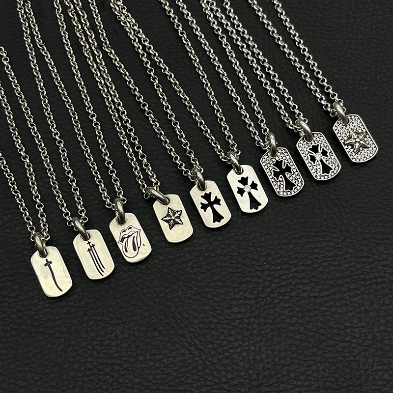 Wholesale Cross Punk Hip Hop Foil Necklaces, Vintage Gothic Men's and Women's Chrome Jewelry, Fashion Gift Designs
Wholesale Cross Punk Hip Hop Foil Necklaces, Vintage Gothic Men's and Women's Chrome Jewelry, Fashion Gift Designs