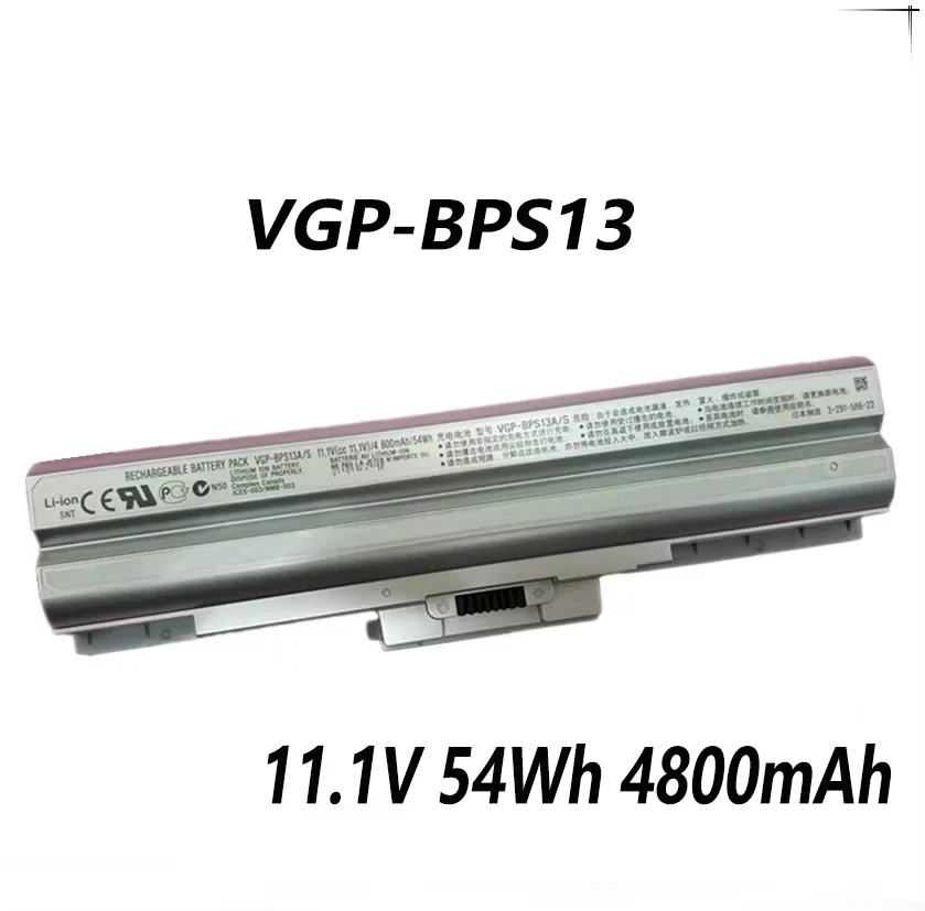 VGP-BPS13 VGP-BPL13 VGP-BPS13A/S VGP-BPS13B/B 11,1 В 54 Втч 4800 мАч Аккумулятор для ноутбука Sony VGP-BPS13/B VGP-BPS13/S BPS13
VGP-BPS13 VGP-BPL13 VGP-BPS13A/S VGP-BPS13B/B 11,1 В 54 Втч 4800 мАч Аккумулятор для ноутбука Sony VGP-BPS13/B VGP-BPS13/S BPS13