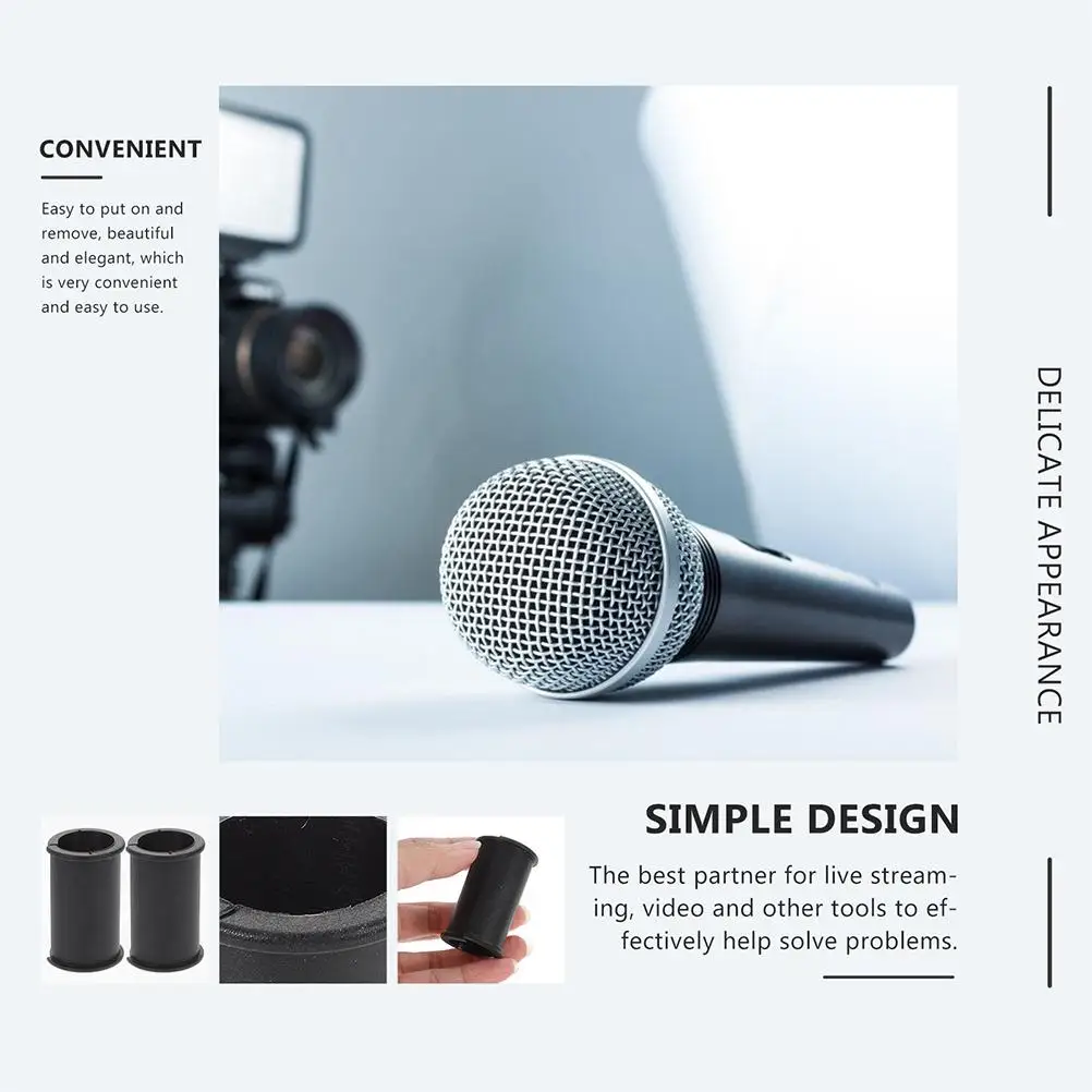 4 Pcs Cover Microphone Cover Rubber Spacer Sleeve Black 190P 280 198P Practical Accessories for Camera Shock Mount
4 Pcs Cover Microphone Cover Rubber Spacer Sleeve Black 190P 280 198P Practical Accessories for Camera Shock Mount