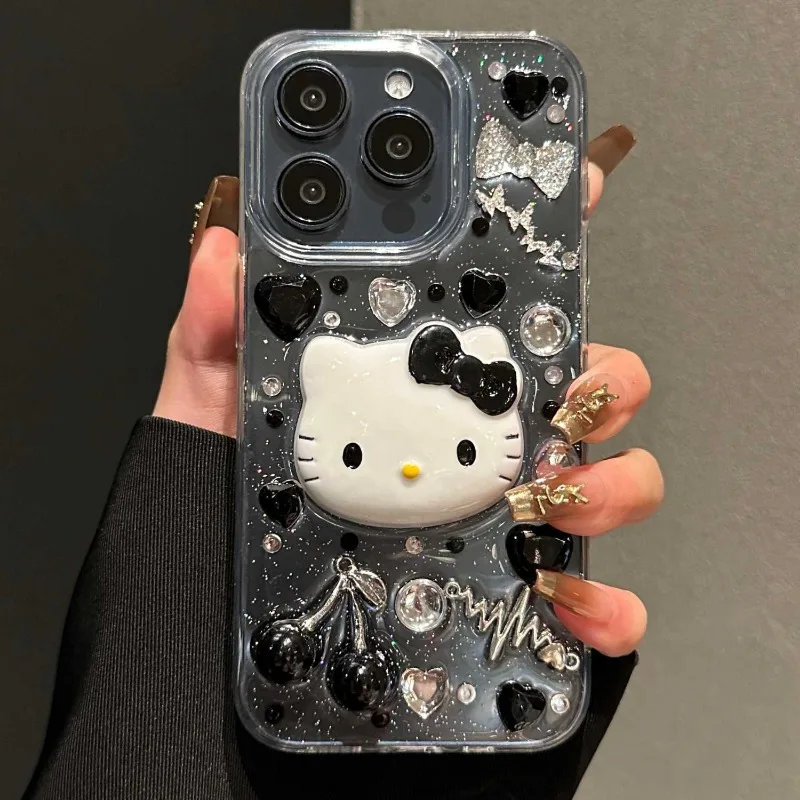 Kawayi Hello Kitty 3d Cherry Mobile Phone Protective Case Trend Anime Fall Prevention Transparent for 14/15/16promax Xr/xsmax
Kawayi Hello Kitty 3d Cherry Mobile Phone Protective Case Trend Anime Fall Prevention Transparent for 14/15/16promax Xr/xsmax
