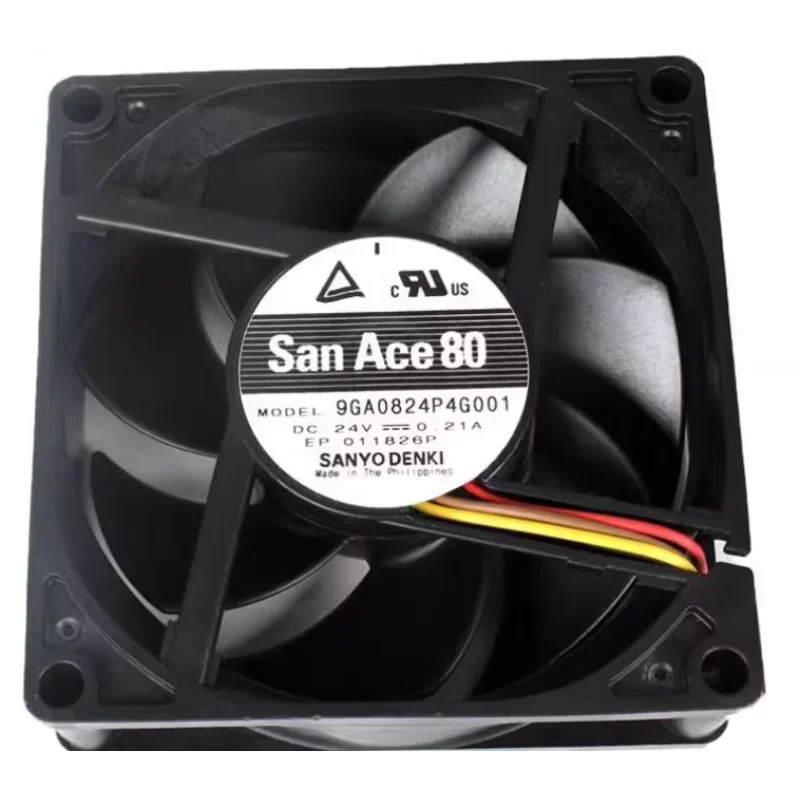 SANYO DENKI 9GA0824P4G001 DC 24V 0.21A 80x80x25mm 4-Wire Server Cooling Fan
SANYO DENKI 9GA0824P4G001 DC 24V 0.21A 80x80x25mm 4-Wire Server Cooling Fan