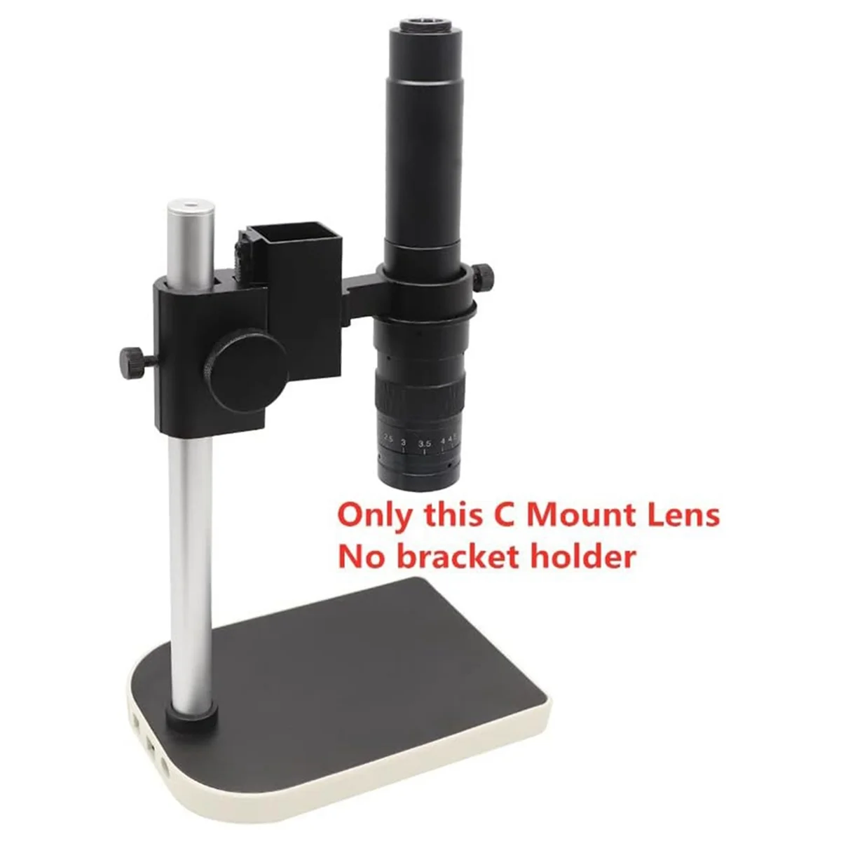 Lab Microscope Accessories Adjustable Magnification C Mount Lens for HDMI-Compatible VGA USB Microscope Camera 180X
Lab Microscope Accessories Adjustable Magnification C Mount Lens for HDMI-Compatible VGA USB Microscope Camera 180X