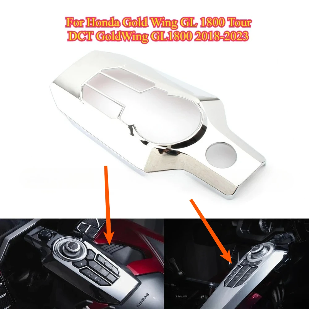 Accessories Chrome Center Console Switch Panel Cover Trim For Honda Gold Wing GL 1800 Tour DCT GoldWing GL1800 2018-2023
Accessories Chrome Center Console Switch Panel Cover Trim For Honda Gold Wing GL 1800 Tour DCT GoldWing GL1800 2018-2023