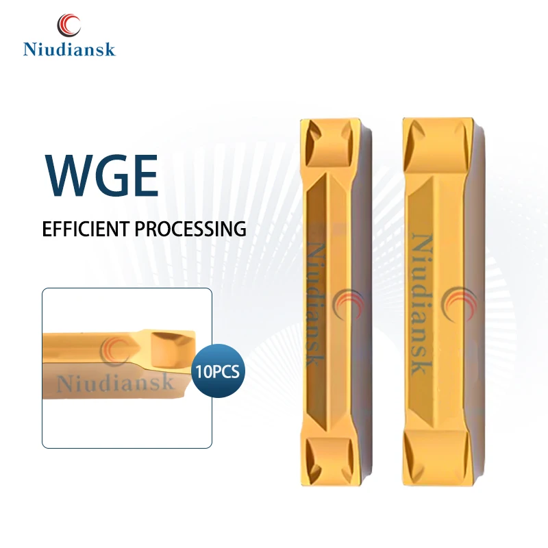 WGE20 WGE30 WGE40 WGE50 Flat Cutting And Slotting Numerical Control Blades Grooving Insert Processed Steel Parts Tools Material
WGE20 WGE30 WGE40 WGE50 Flat Cutting And Slotting Numerical Control Blades Grooving Insert Processed Steel Parts Tools Material