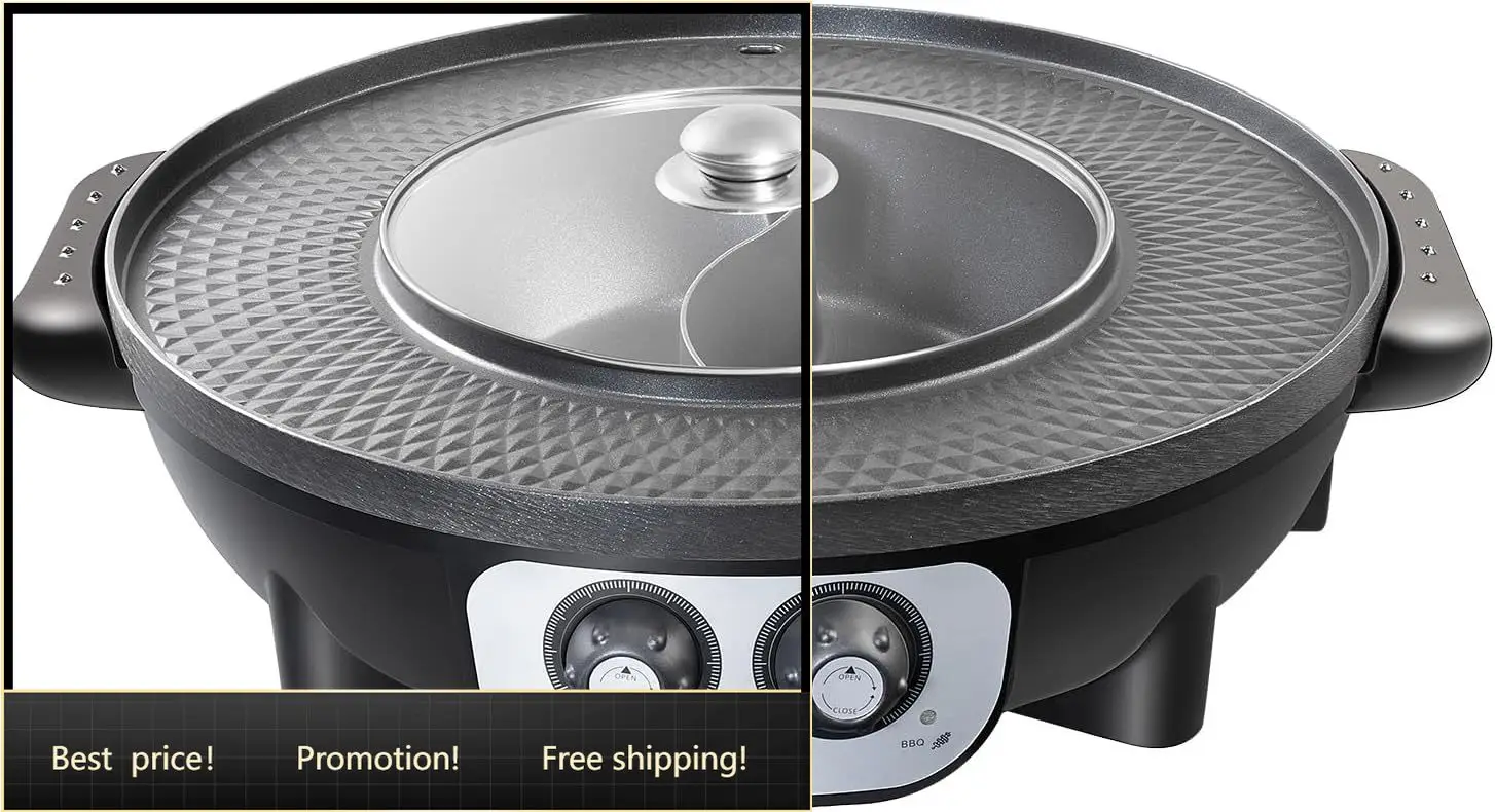 Best-selling productsHot Pot with Grill 2 in 1 Electric Smokeless Grill and Hotpot Pot Combo Korean BBQ Grill 110V 1700W
Best-selling productsHot Pot with Grill 2 in 1 Electric Smokeless Grill and Hotpot Pot Combo Korean BBQ Grill 110V 1700W