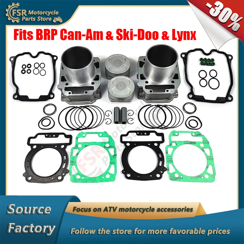 Cylinder Kit Fits BRP Can-Am Outlander Commander Renegade & Ski-Doo Expedition Legend Skandic & Lynx Ranger YETI Adventure 800
Cylinder Kit Fits BRP Can-Am Outlander Commander Renegade & Ski-Doo Expedition Legend Skandic & Lynx Ranger YETI Adventure 800