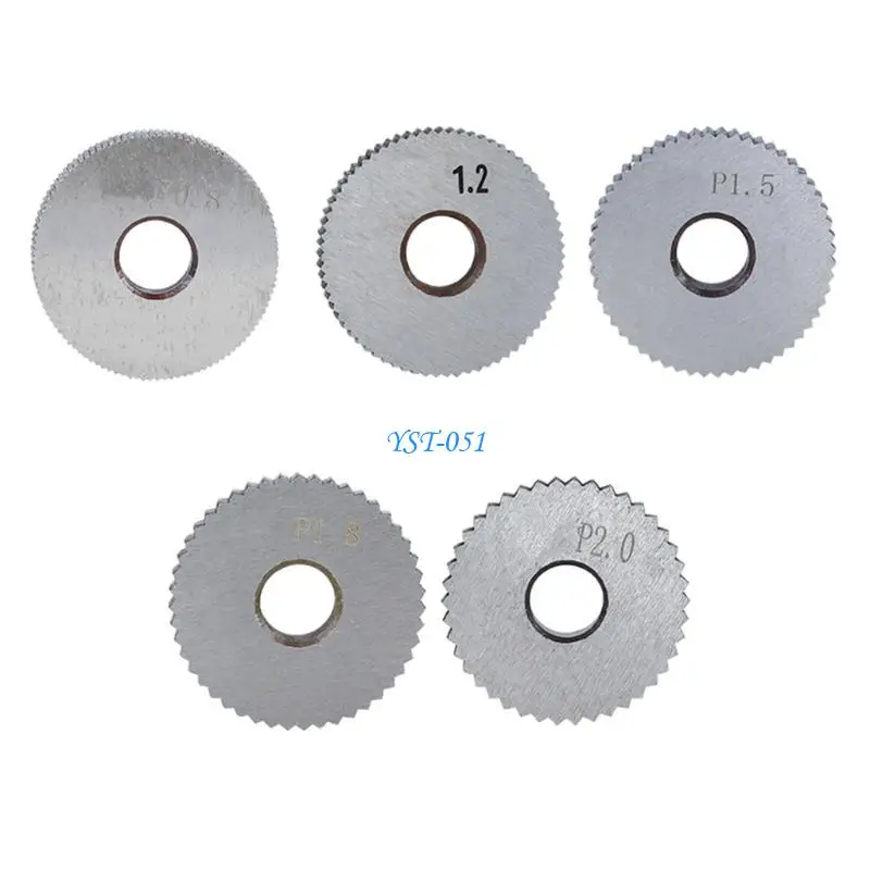 E15A Linear Knurling Wheel Anti-high Temperature H.H.S Traight Line 0.8mm-2.0mm Tools
E15A Linear Knurling Wheel Anti-high Temperature H.H.S Traight Line 0.8mm-2.0mm Tools