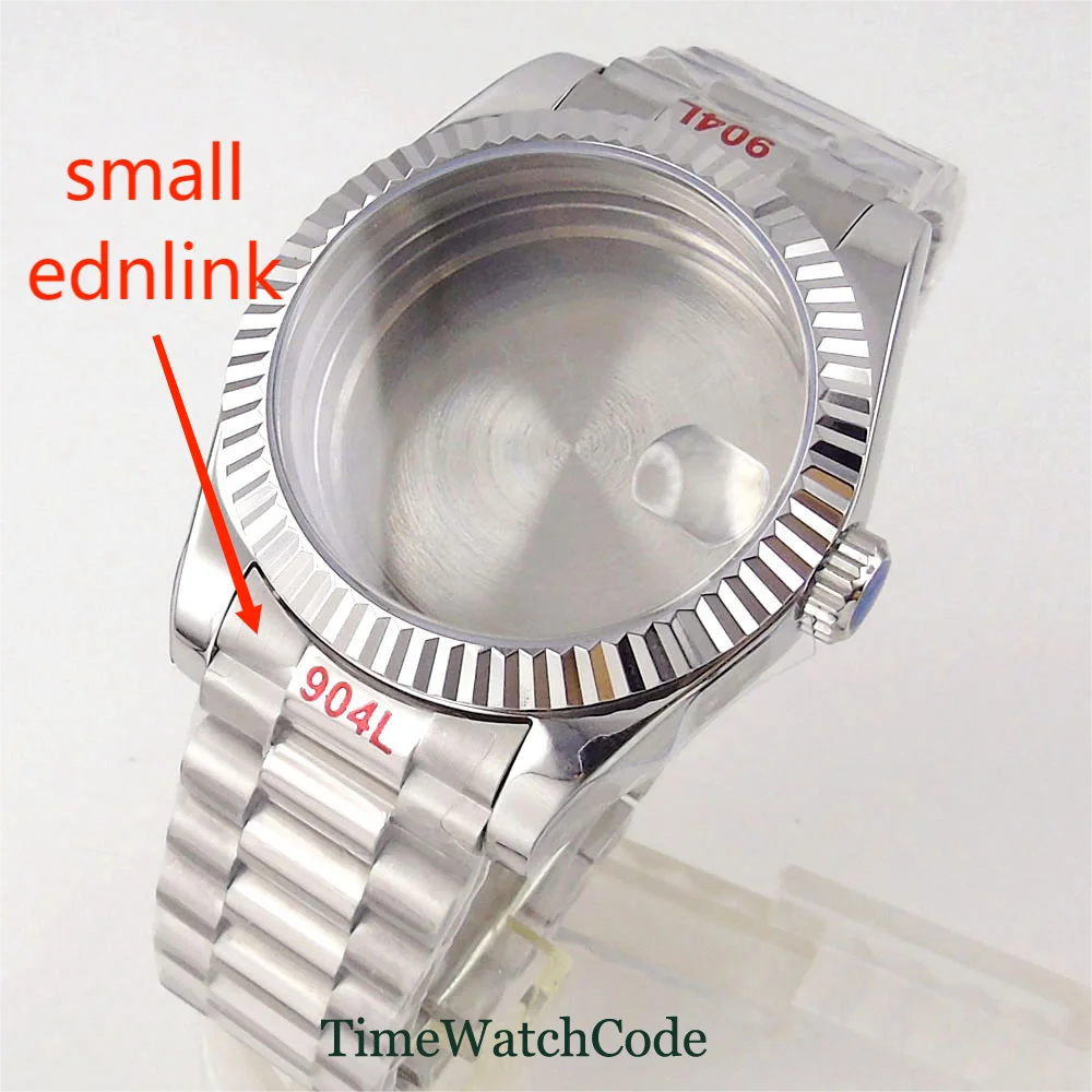 NH35 Watch Case Sapphire Crystal 36mm 39mm for NH36 NH38 ETA2824 PT5000 Miyota8215 DG2813 Small Endlinks Bracelet Screw-in Crown
NH35 Watch Case Sapphire Crystal 36mm 39mm for NH36 NH38 ETA2824 PT5000 Miyota8215 DG2813 Small Endlinks Bracelet Screw-in Crown