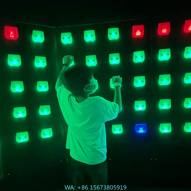 Led Interactive Climbing Wall Interactive Activation Challenge Game Room Climb Wall Led System Amusement Park Indoor Equipment
Led Interactive Climbing Wall Interactive Activation Challenge Game Room Climb Wall Led System Amusement Park Indoor Equipment