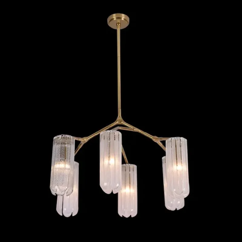 Modern Simple Glass Chandelier Fashion Light Luxury Copper Lamp Personality Bedroom Living Room Dining Room Villa Lighting
Modern Simple Glass Chandelier Fashion Light Luxury Copper Lamp Personality Bedroom Living Room Dining Room Villa Lighting