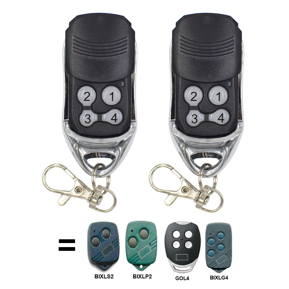 2pcs Ditec GOL4 BIXLG4 BIXLP2 BIXLS2 Garage Door Remote Control 433.92MHz Rolling Code
2pcs Ditec GOL4 BIXLG4 BIXLP2 BIXLS2 Garage Door Remote Control 433.92MHz Rolling Code
