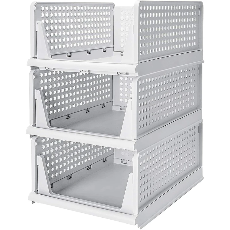 Closet Organizer Stackable Clothes Organizer Foldable Storage Containers Large Capacity Collapsible Food Rack
Closet Organizer Stackable Clothes Organizer Foldable Storage Containers Large Capacity Collapsible Food Rack