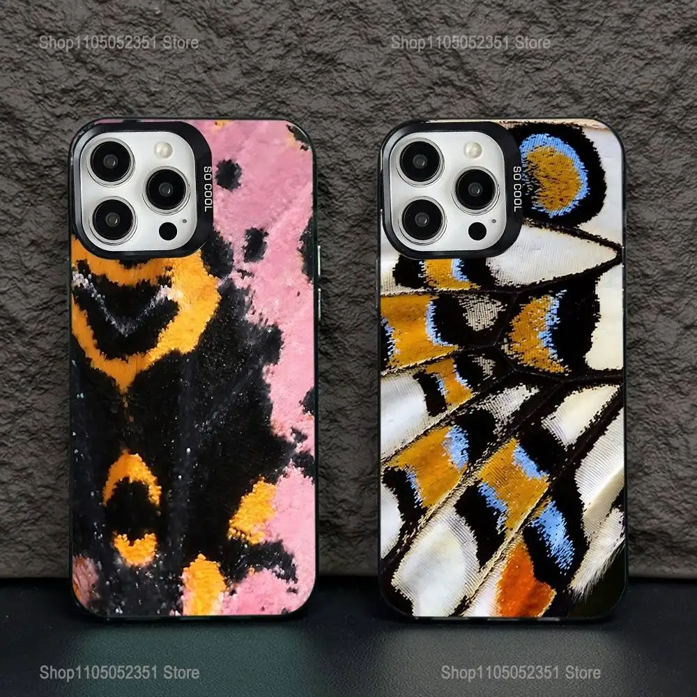 Butterfly Wings Texture Phone Case For iPhone 16,15,14,13,12,11,Pro,XS,Max,Plus,Mini,SE Black Candy Matte Shockproof Cover
Butterfly Wings Texture Phone Case For iPhone 16,15,14,13,12,11,Pro,XS,Max,Plus,Mini,SE Black Candy Matte Shockproof Cover