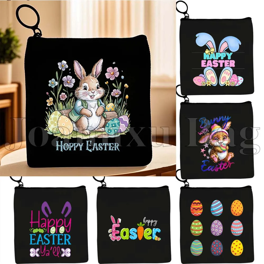 Cute Rabbit Easter Bunny Basket Easter Eggs Happy Easter Day Flowers Moms Girls Gift Canvas Coin Purse Key Case Bag Wallet Pouch
Cute Rabbit Easter Bunny Basket Easter Eggs Happy Easter Day Flowers Moms Girls Gift Canvas Coin Purse Key Case Bag Wallet Pouch