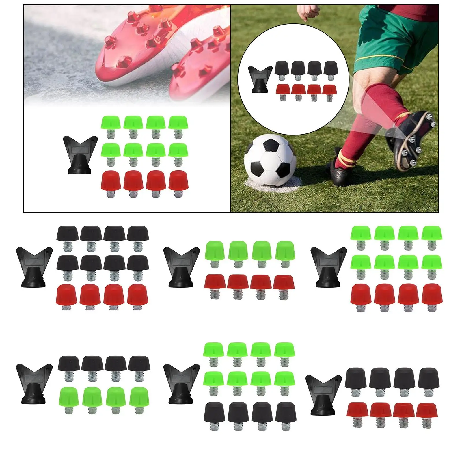 12x Football Shoe Spikes Football Boot Studs Practical Replacement Men Women Soccer Shoe Spikes Rugby Shoes Studs for Indoor
12x Football Shoe Spikes Football Boot Studs Practical Replacement Men Women Soccer Shoe Spikes Rugby Shoes Studs for Indoor