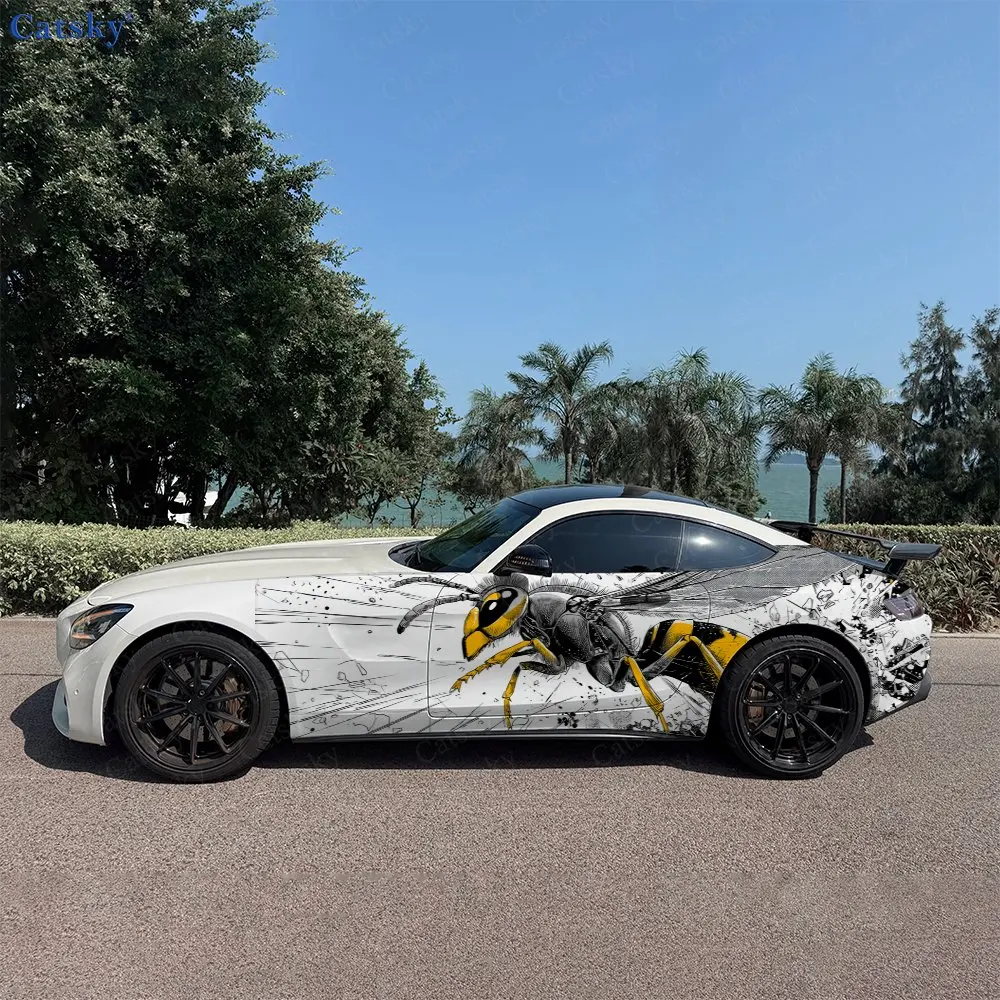 Mecha Wasp Cyber Soul, Durable, Fade-resistant, Enhance Vehicle Aesthetics With Bold Artistic Design Car Vinyl Wraps
Mecha Wasp Cyber Soul, Durable, Fade-resistant, Enhance Vehicle Aesthetics With Bold Artistic Design Car Vinyl Wraps