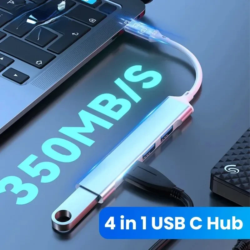 Концентратор USB C 4-в-1 с Type-C 1 USB 3.0 3x USB 2.0 Стабильный многопортовый адаптер для зарядки и подключения Ноутбук Телефон
Концентратор USB C 4-в-1 с Type-C 1 USB 3.0 3x USB 2.0 Стабильный многопортовый адаптер для зарядки и подключения Ноутбук Телефон