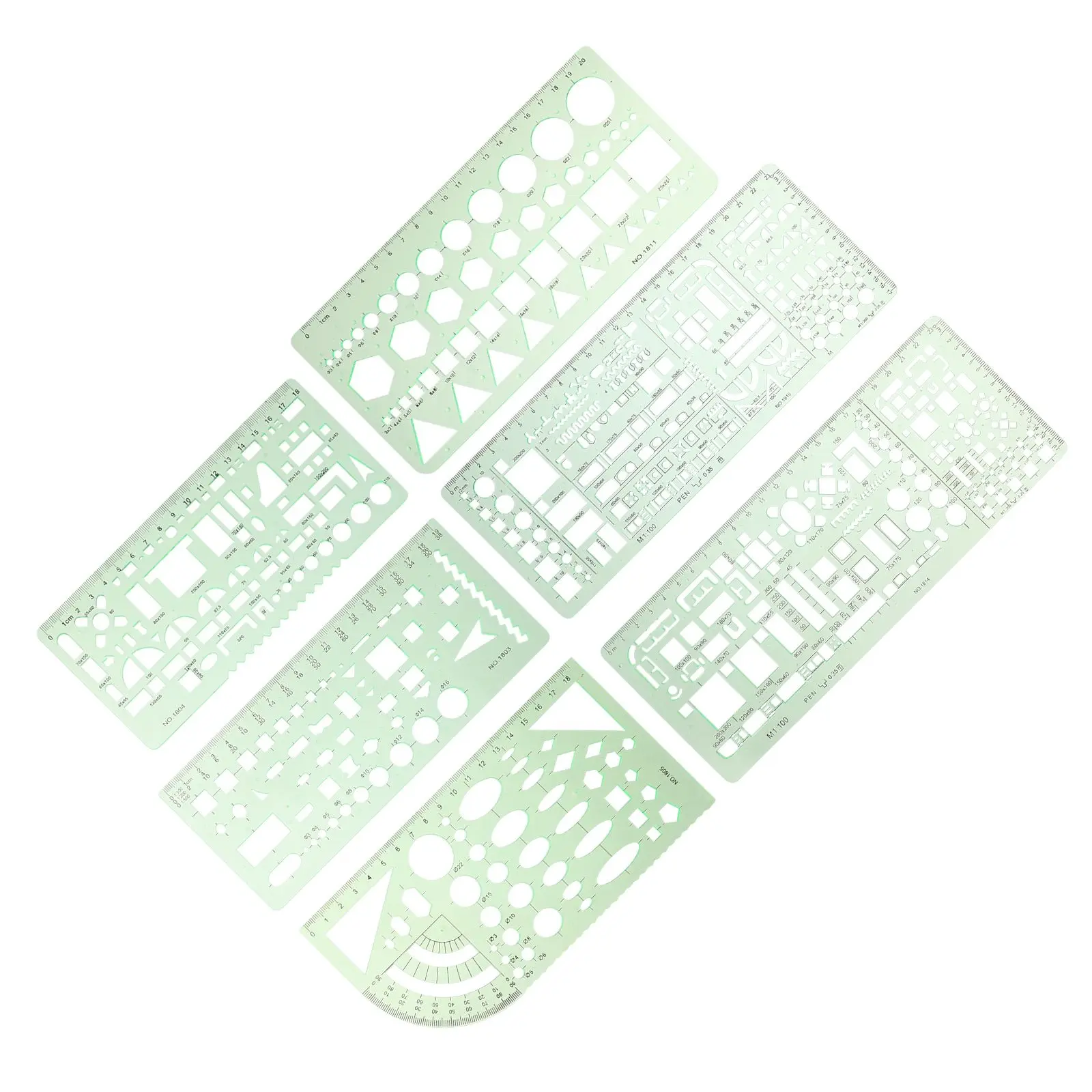 6 Drawing Templates Set Metric Measurement Centimeters High Grade Plastic Ruler School Office Design Home
6 Drawing Templates Set Metric Measurement Centimeters High Grade Plastic Ruler School Office Design Home