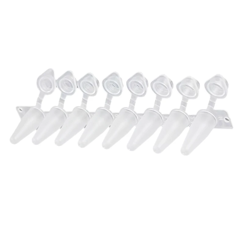 AA46 PCR-Tubes - 0.2Ml PCR-Tubes Thin Wall ,8-Strip PCR-Tubes With Shinged Flat Caps (125 Strips/Box)
AA46 PCR-Tubes - 0.2Ml PCR-Tubes Thin Wall ,8-Strip PCR-Tubes With Shinged Flat Caps (125 Strips/Box)