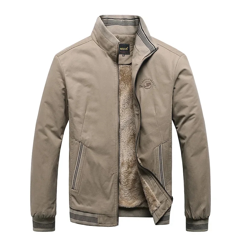Fleece Autumn Winter Men Jackets Male Cotton Casual Solid Cargo Fashion Thick Warm Coats Mens High Quality Jacket
Fleece Autumn Winter Men Jackets Male Cotton Casual Solid Cargo Fashion Thick Warm Coats Mens High Quality Jacket