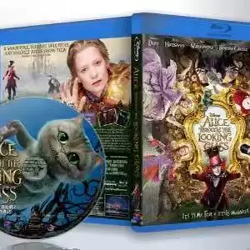 BD Blu-ray fantasy film Alice in Wonderland 1-2 Adventures in the Mirror high definition 2 disc box
BD Blu-ray fantasy film Alice in Wonderland 1-2 Adventures in the Mirror high definition 2 disc box