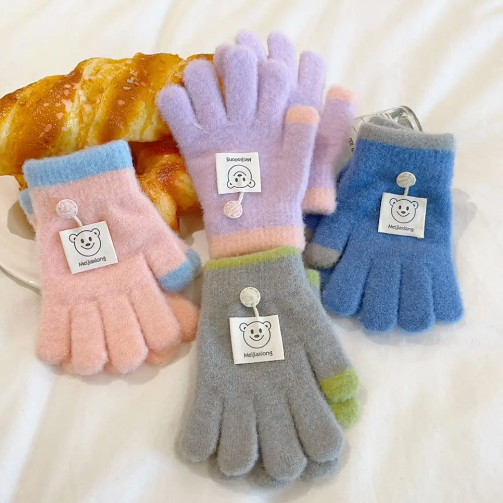 3-8 Years Old Winter Thicken Velvet Children Knitted Gloves Elastic Soft Full Finger Mittens Cartoon Cute Winter Warm Gloves
3-8 Years Old Winter Thicken Velvet Children Knitted Gloves Elastic Soft Full Finger Mittens Cartoon Cute Winter Warm Gloves