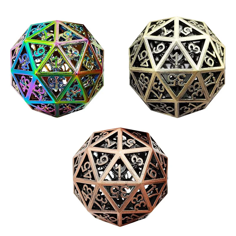 Multi-faceted Hollow Dice D60 Metal DND Dice for Dungeons & Dragons Polyhedron COC RPG D60 Metal Hollow Dice D&D Cube
Multi-faceted Hollow Dice D60 Metal DND Dice for Dungeons & Dragons Polyhedron COC RPG D60 Metal Hollow Dice D&D Cube