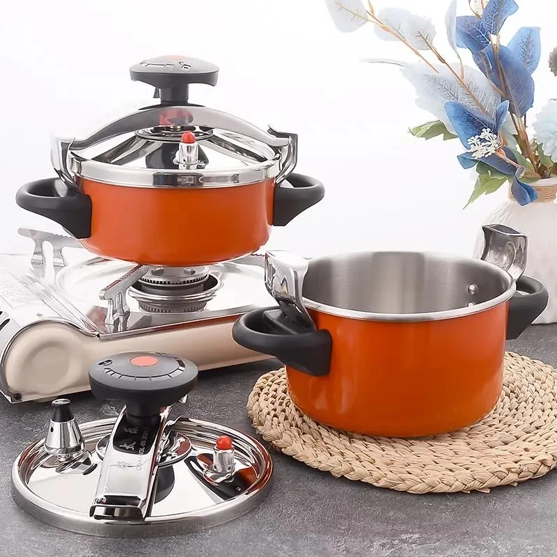 Dual-Use Gas Induction Pressure Cooker Soup Cooker Universal Pot Stainless Steel Mini Pressure Cooker Safe And Easy To Clean
Dual-Use Gas Induction Pressure Cooker Soup Cooker Universal Pot Stainless Steel Mini Pressure Cooker Safe And Easy To Clean