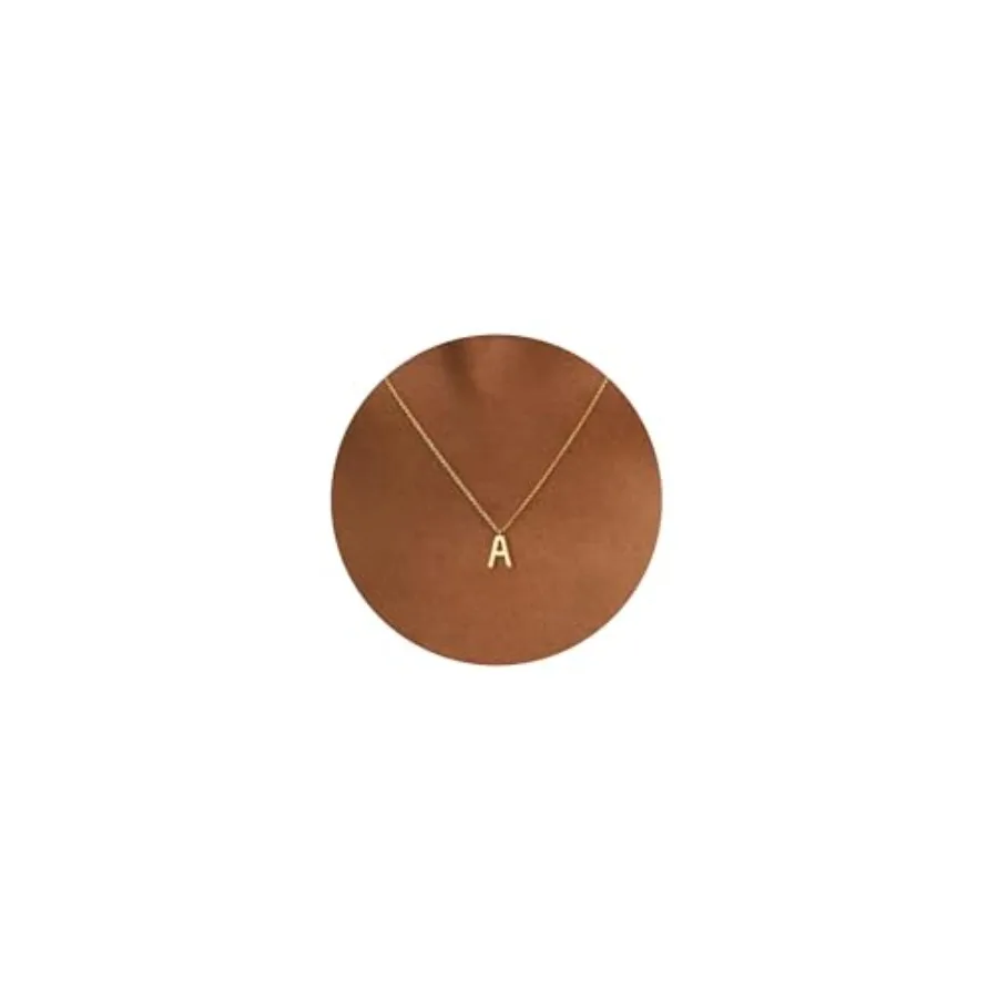 HANLI Initial Necklaces for Women - 14k Gold Plated Dainty Letter Necklace Alphabet A-Z Necklace Personalized Monogram Name Nec
HANLI Initial Necklaces for Women - 14k Gold Plated Dainty Letter Necklace Alphabet A-Z Necklace Personalized Monogram Name Nec