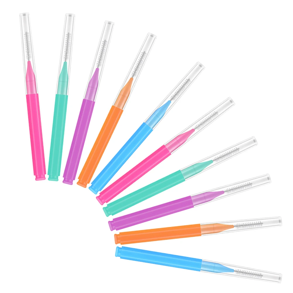 50pcs Interdental Brushes Stainless Steel 304 between Teeth Cleaning Oral Hygiene Tooth Brush Orange Blue Green Pink Purple
50pcs Interdental Brushes Stainless Steel 304 between Teeth Cleaning Oral Hygiene Tooth Brush Orange Blue Green Pink Purple