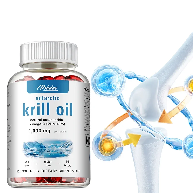 Antarctic Krill Oil Capsules - with Omega-3, EPA, DHA, Antioxidant & Anti-Aging Support, for Heart, Joint & Eye, Heart Health
Antarctic Krill Oil Capsules - with Omega-3, EPA, DHA, Antioxidant & Anti-Aging Support, for Heart, Joint & Eye, Heart Health