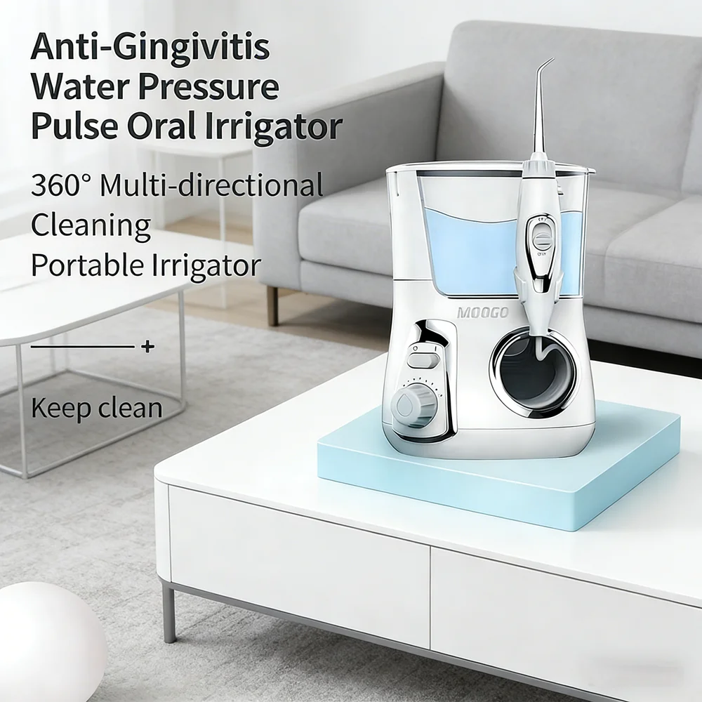 Professional Tabletop Oral Care Spa Water Flosser, 10 Modes 5 Interchangeable Nozzles, Dental High-Pressure Water Jet Cleaner fo
Professional Tabletop Oral Care Spa Water Flosser, 10 Modes 5 Interchangeable Nozzles, Dental High-Pressure Water Jet Cleaner fo