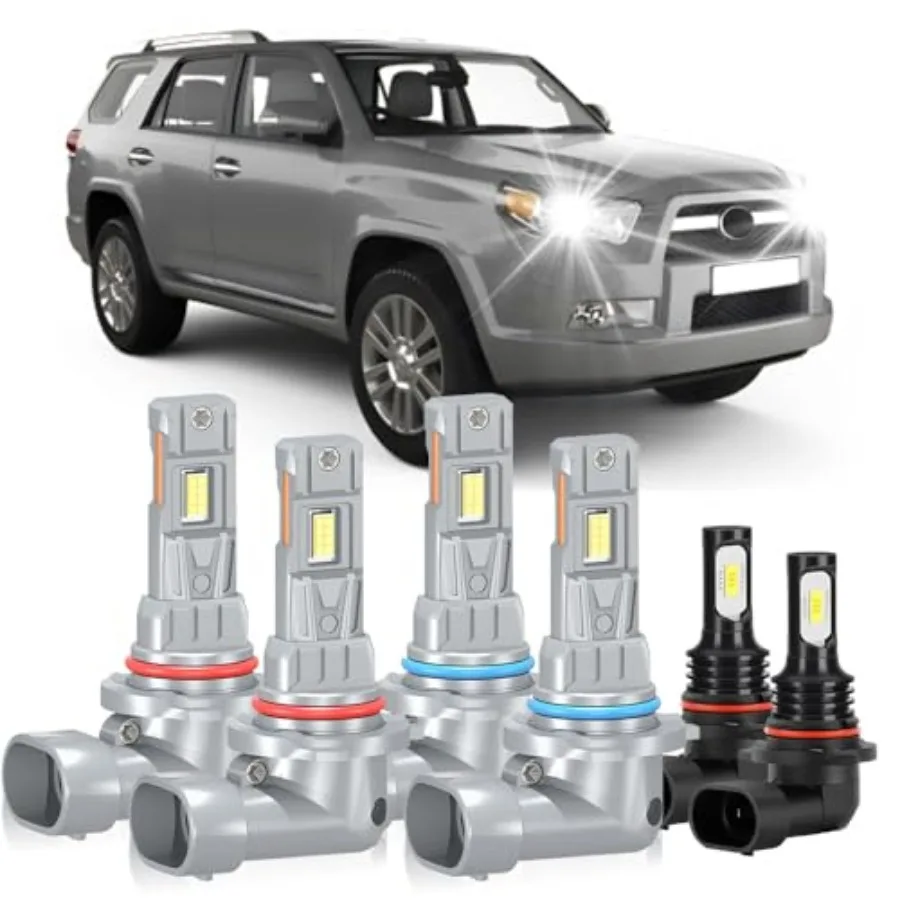 Подходит для Toyota Matrix 2003 2004 2005 2006 2007 2008. Лампы дальнего, ближнего света и противотуманных фар, 20000 лм, 800% повышенной яркости, 6000K, белый свет.
Подходит для Toyota Matrix 2003 2004 2005 2006 2007 2008. Лампы дальнего, ближнего света и противотуманных фар, 20000 лм, 800% повышенной яркости, 6000K, белый свет.