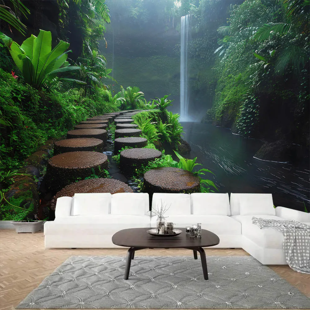 Forest Waterfall Tapestry Mountain Stream Landscape Green Nature Wall Art for Bedroom Living Room Dorm Decor
Forest Waterfall Tapestry Mountain Stream Landscape Green Nature Wall Art for Bedroom Living Room Dorm Decor