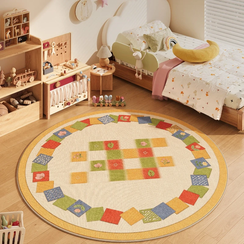 Dopamine Color Bedroom Decor Round Carpet Thick Plush Carpets for Living Room Fluffy Soft Lounge Floor Mat Modern Style Home Rug
Dopamine Color Bedroom Decor Round Carpet Thick Plush Carpets for Living Room Fluffy Soft Lounge Floor Mat Modern Style Home Rug