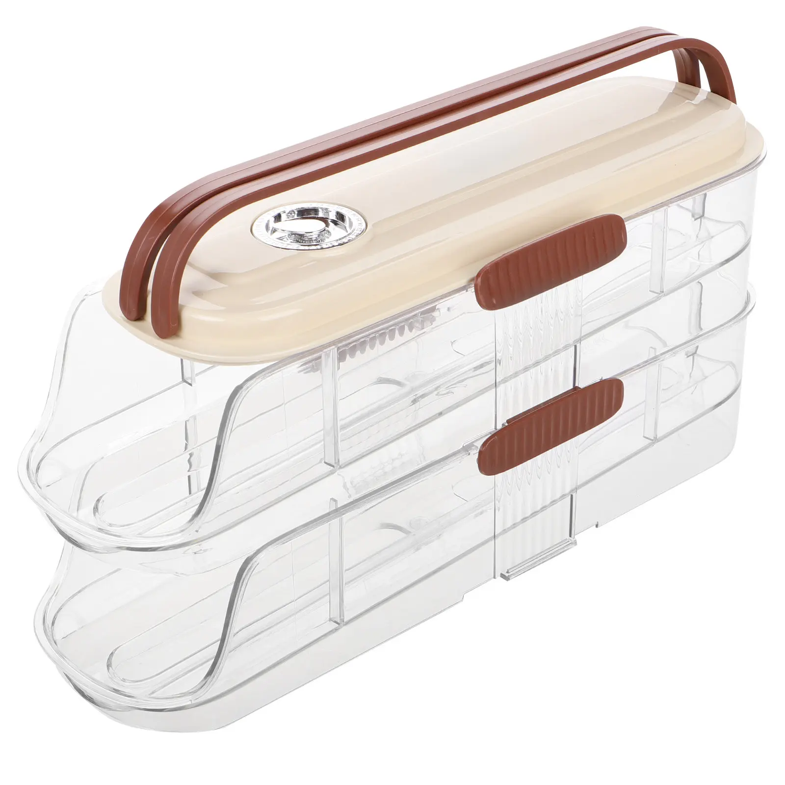 Органайзер для яиц на боковую стенку холодильника, 2-уровневый, с выдвижным механизмом и ручкой для удобного хранения и транспортировки яиц на кухне или в путешествиях
Органайзер для яиц на боковую стенку холодильника, 2-уровневый, с выдвижным механизмом и ручкой для удобного хранения и транспортировки яиц на кухне или в путешествиях