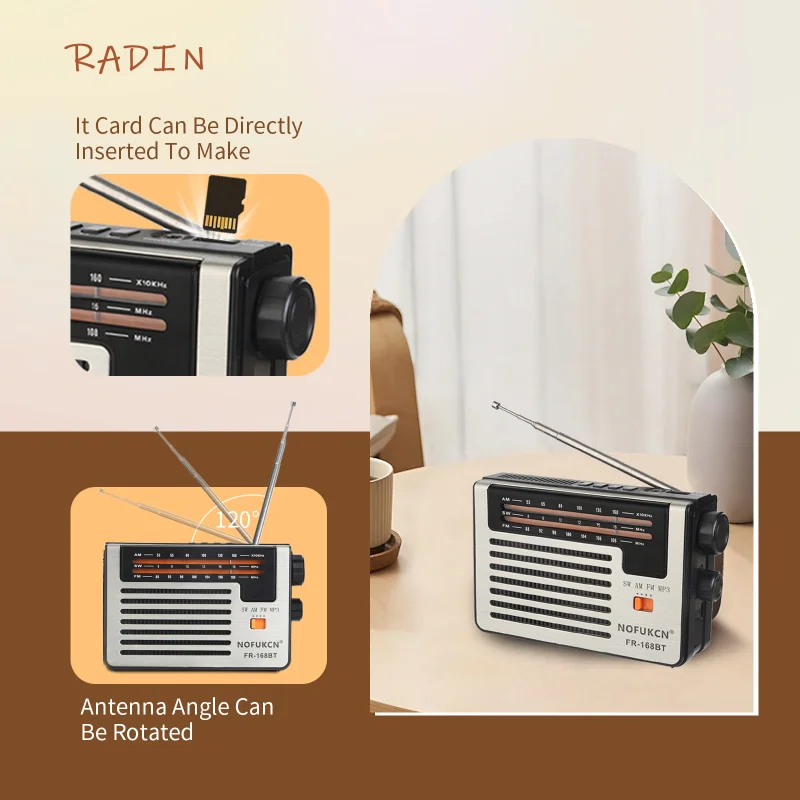 Ретро-классические портативные FM/AM/SW радиоприемники с Bluetooth, встроенными динамиками, многофункциональные, с поддержкой USB, TF-карт, домашние радиоприемники с антенной
Ретро-классические портативные FM/AM/SW радиоприемники с Bluetooth, встроенными динамиками, многофункциональные, с поддержкой USB, TF-карт, домашние радиоприемники с антенной