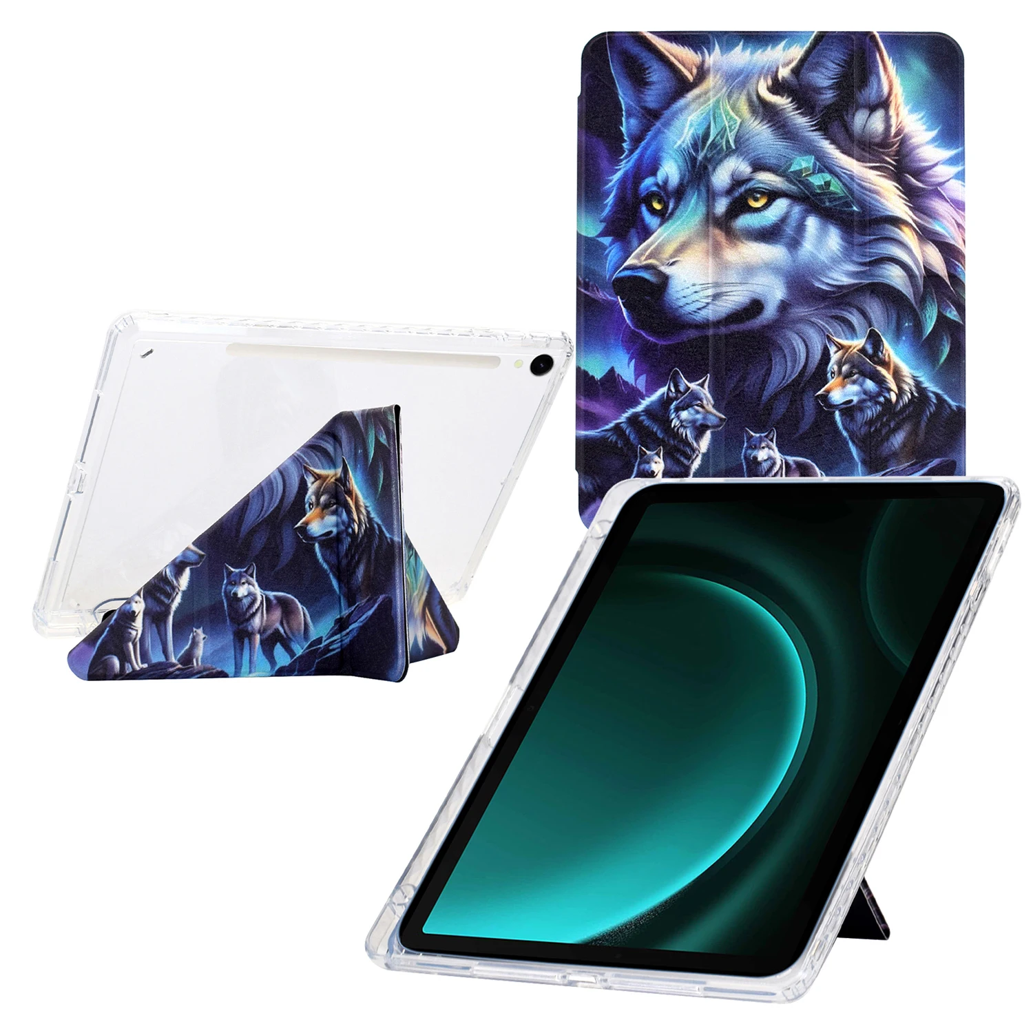 Tablet Case For Samsung Galaxy Tab S10 FE / S9 / S9 FE , Y-Fold Stand Pattern Print Leather + Clear Acrylic Cover with Pencil Ho
Tablet Case For Samsung Galaxy Tab S10 FE / S9 / S9 FE , Y-Fold Stand Pattern Print Leather + Clear Acrylic Cover with Pencil Ho