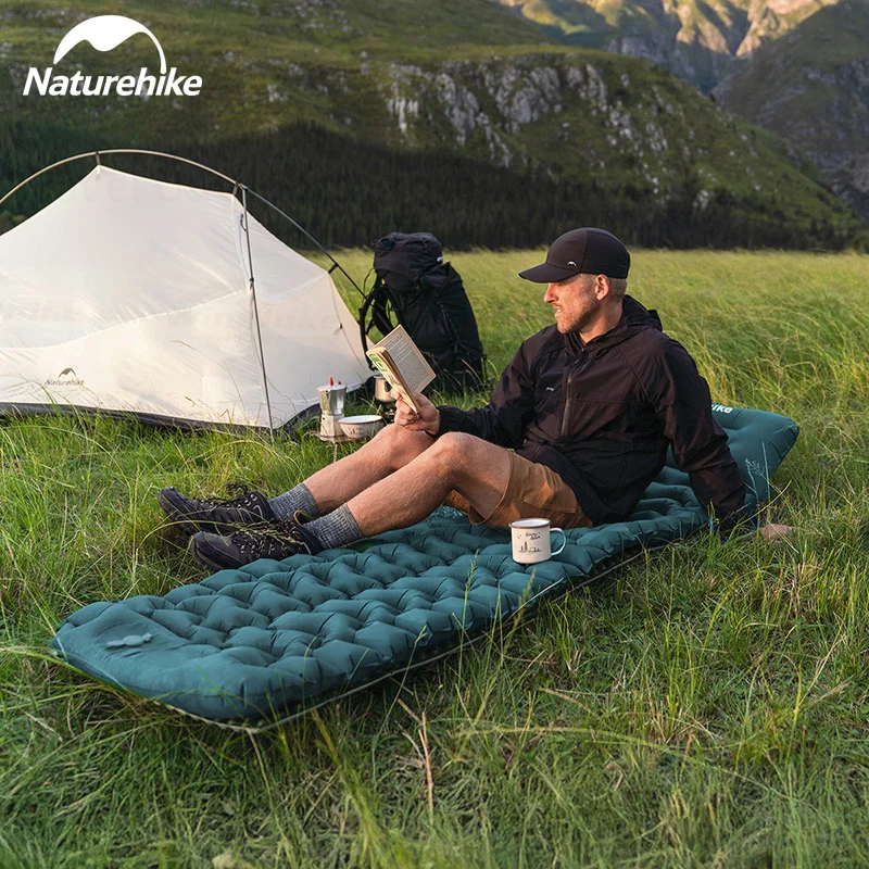 Naturehike R1.6 надувной матрас 40D нейлон ТПУ водонепроницаемая уличная спальная кровать для кемпинга портативная походная воздушная подушка на 1-2 человека
Naturehike R1.6 надувной матрас 40D нейлон ТПУ водонепроницаемая уличная спальная кровать для кемпинга портативная походная воздушная подушка на 1-2 человека
