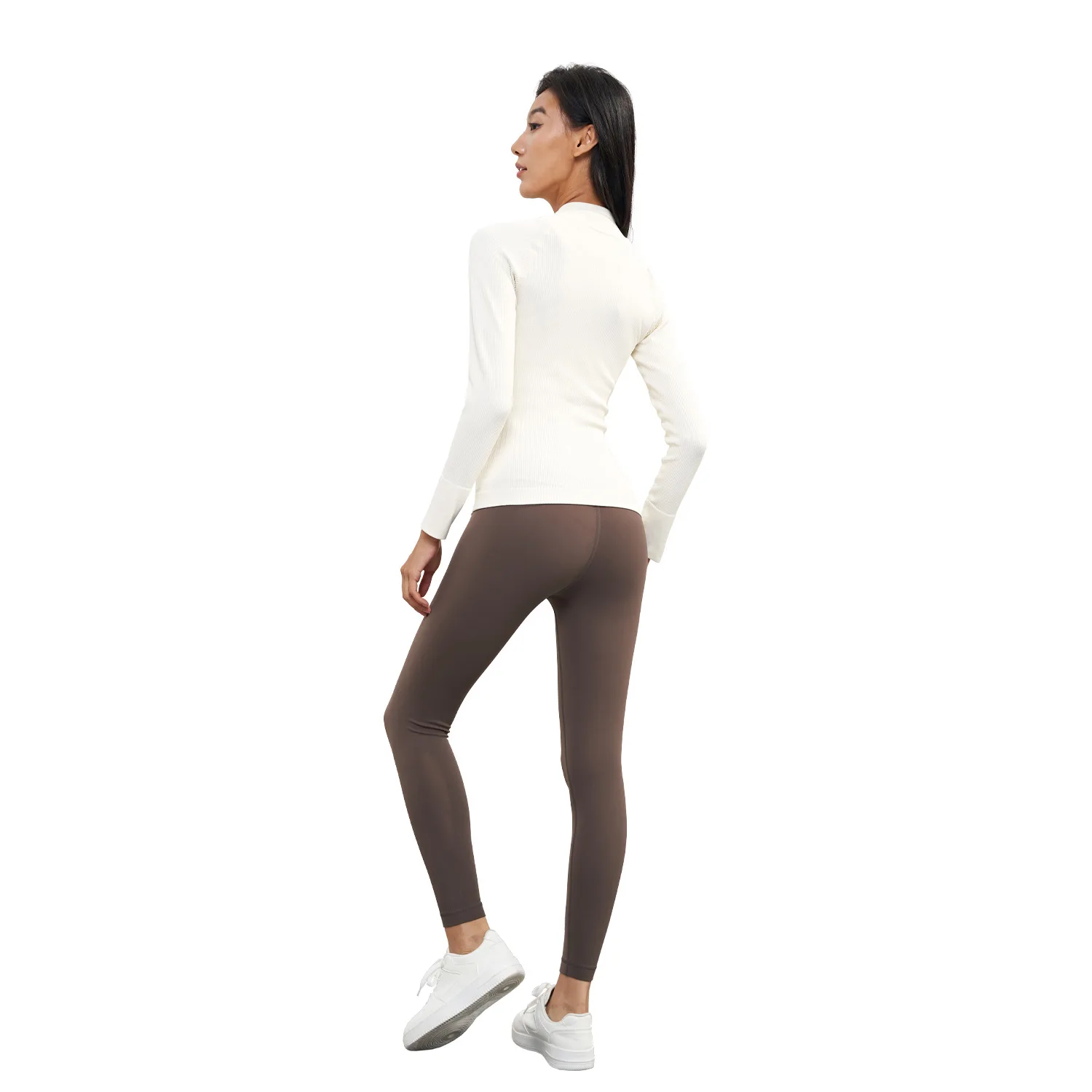 2025 Women's High Performance Touch High grade Rib Knitted Yoga Long Sleeve Zipper Top Slimming Ideal for Leisure Sports Workout
2025 Women's High Performance Touch High grade Rib Knitted Yoga Long Sleeve Zipper Top Slimming Ideal for Leisure Sports Workout