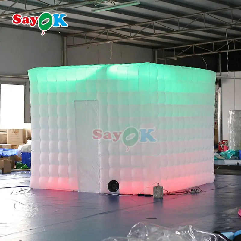 Sayok 3x2.5m Inflatable Photo Booth Lighting Tent Giant Inflatable Photo Boot Enclosure with Air Blower for Wedding Party Events
Sayok 3x2.5m Inflatable Photo Booth Lighting Tent Giant Inflatable Photo Boot Enclosure with Air Blower for Wedding Party Events