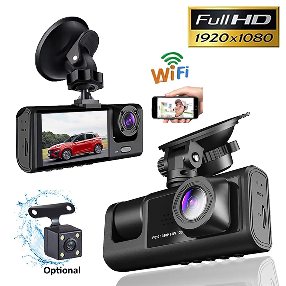 Dash Cam WiFi 1080P Full HD Car DVR Car Camera Night Vision Parking Monitor Rear View Dashcam Black Box Drive Video Recorder
Dash Cam WiFi 1080P Full HD Car DVR Car Camera Night Vision Parking Monitor Rear View Dashcam Black Box Drive Video Recorder