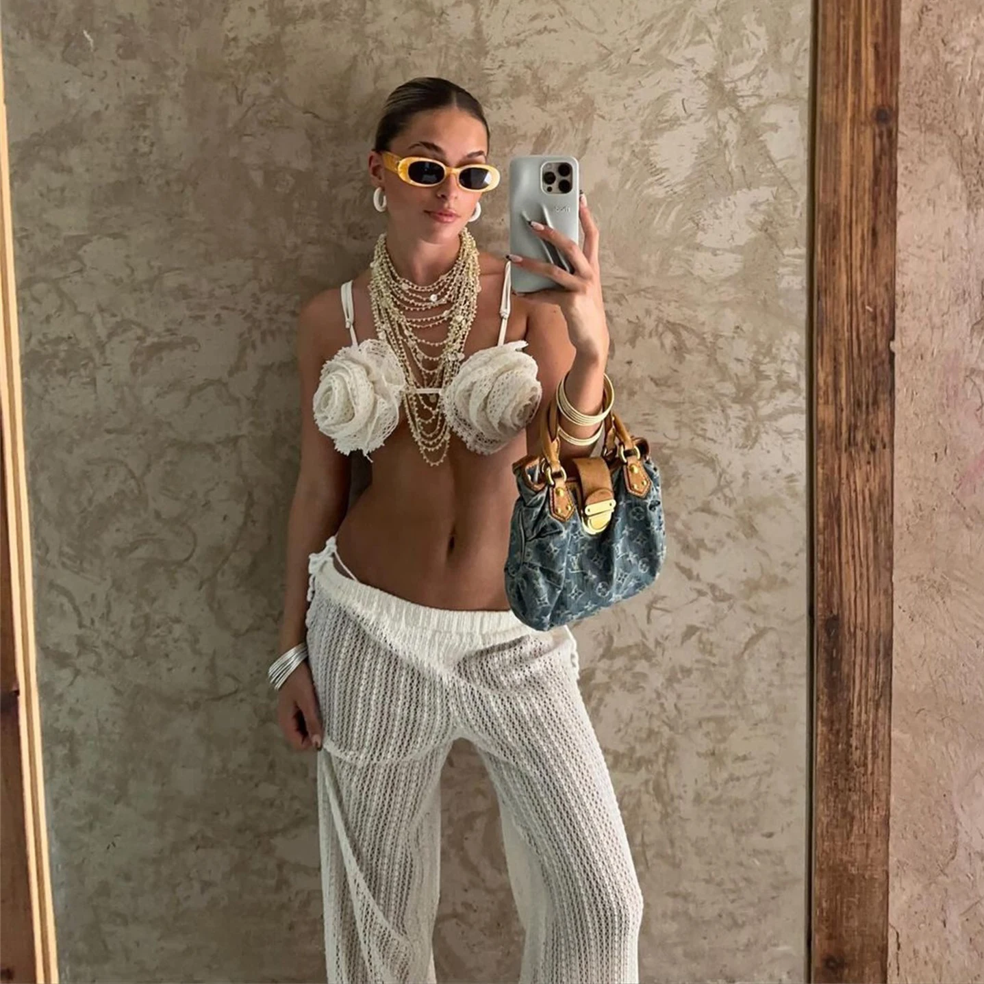 3Pcs Lace Up Bikini With Long Pants Floral Swimsuit Women Sexy Swimwear Bandeau Biquini Bodysuit Bathing Suits Sarongs Beachwear
3Pcs Lace Up Bikini With Long Pants Floral Swimsuit Women Sexy Swimwear Bandeau Biquini Bodysuit Bathing Suits Sarongs Beachwear