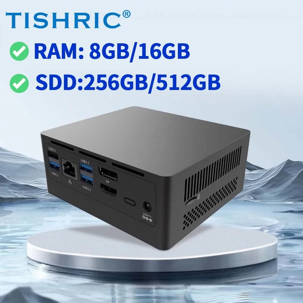 TISHRIC Mini PC 8/16GB DDR4 256/512GB Intel 12th Gen Alder Lake N100 Windows 10 11 Mini PC 4K Desktop Computer Support TF Card
TISHRIC Mini PC 8/16GB DDR4 256/512GB Intel 12th Gen Alder Lake N100 Windows 10 11 Mini PC 4K Desktop Computer Support TF Card