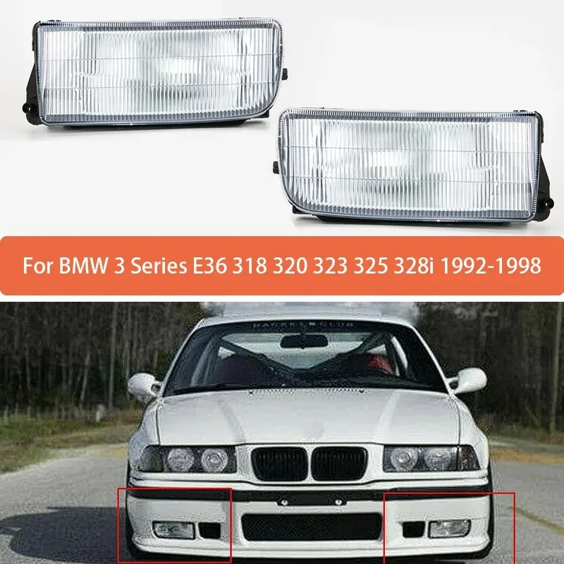 Front Bumper Fog Light Lamp With Bulbs For BMW 3 Series E36 318 320 323 325 328i 1992-1996 1997 1998 63171387091 63171387092
Front Bumper Fog Light Lamp With Bulbs For BMW 3 Series E36 318 320 323 325 328i 1992-1996 1997 1998 63171387091 63171387092