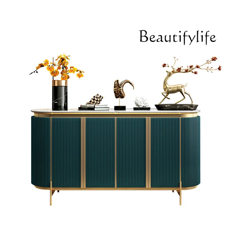 American marble dining side cabinet, modern solid wood porch cabinet integrated with wall storage decorative cabinet
American marble dining side cabinet, modern solid wood porch cabinet integrated with wall storage decorative cabinet