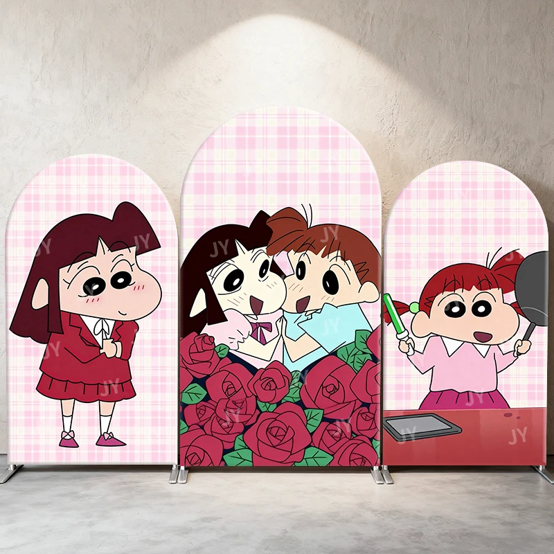 Фон-арка с розовым дизайном в стиле Крейона Шин-чана для фотозоны на день рождения ребенка, вечеринку в честь рождения ребенка, или вечеринку в стиле «Сладкое признание»
Фон-арка с розовым дизайном в стиле Крейона Шин-чана для фотозоны на день рождения ребенка, вечеринку в честь рождения ребенка, или вечеринку в стиле «Сладкое признание»