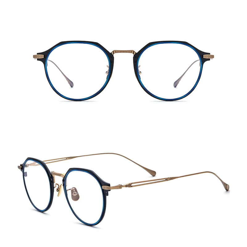 Belight Optical Titanium with Acetate Full Rim Vintage Retro Glasses Prescription Lens Eyeglasses Frame Eyewear E-061
Belight Optical Titanium with Acetate Full Rim Vintage Retro Glasses Prescription Lens Eyeglasses Frame Eyewear E-061