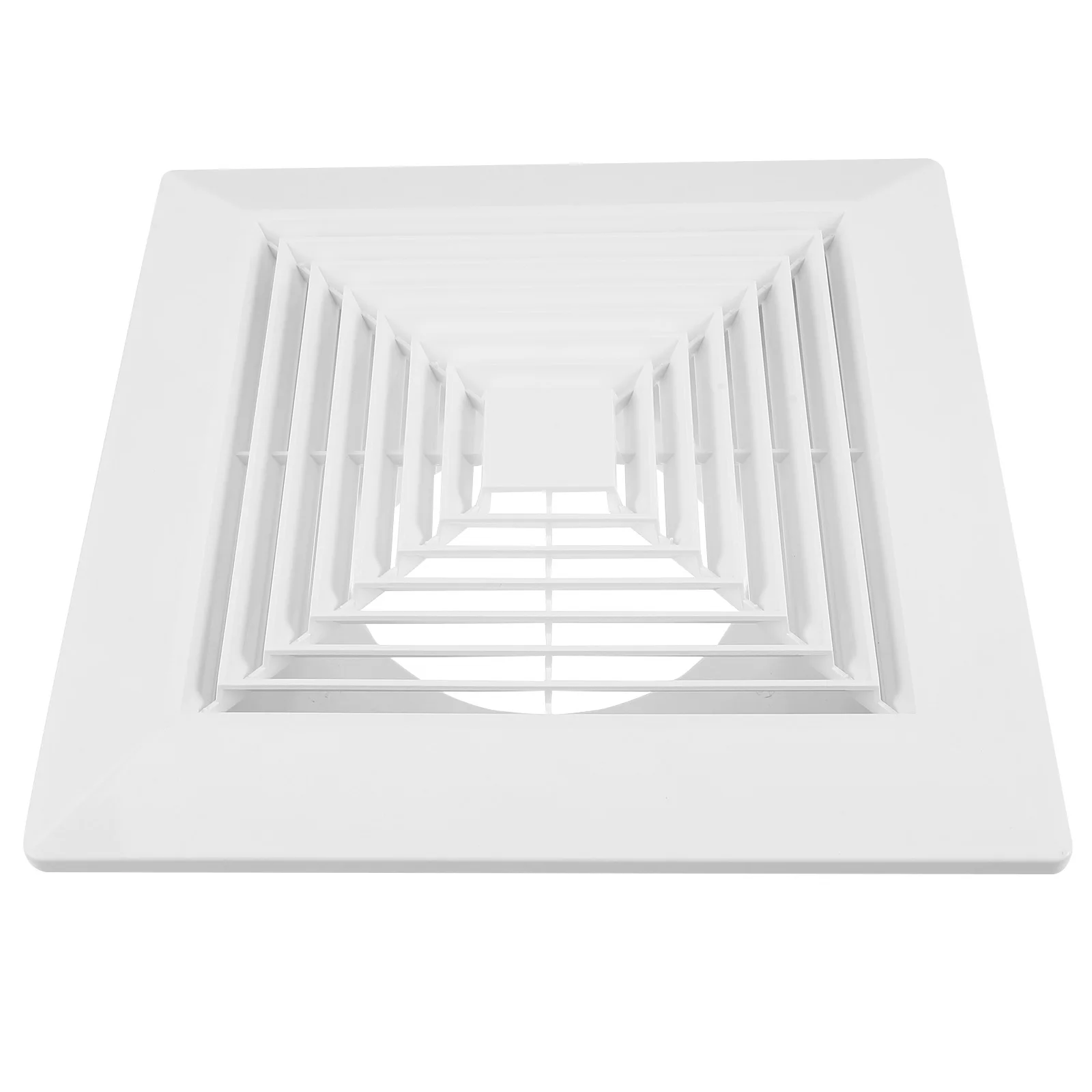 12X12 Inch Square Ceiling Diffuser Bathroom Fan Replacement Plastic Grille With Springs For Ventilation Exhaust Air Outlet
12X12 Inch Square Ceiling Diffuser Bathroom Fan Replacement Plastic Grille With Springs For Ventilation Exhaust Air Outlet
